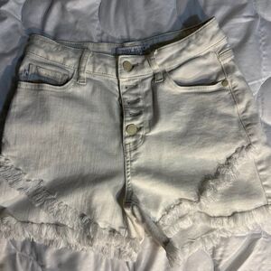 Judy Blue Jean Shorts White Size S